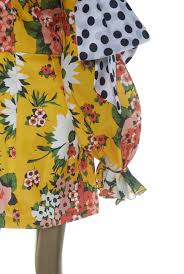 Carolina Herrera Floral Silk Dress