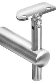 Fixed round top of post mount handrail brackets. Adjustable Side Mount Bracket For Square Posts 309pf Architectural Railings Brackets Bracket Adjustable Mounting