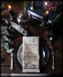 Witches Protection Spell Image Digital Clipart Instant Download Halloween Decor Gothic Pa Dinne Halloween Party Dinner Wiccan Wedding Witch Wedding