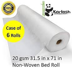 The Perfect Karlash Disposable Non Woven Bed Sheet Roll Massage Table Paper Roll 20gms Thick Pack Of 6 Beauty Tools 78 99 Massage Table Paper Case Paper
