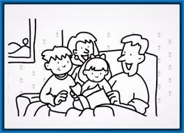 Colorea de una familia feliz totalmente gratis! Dibujo Facil De Una Familia Familia Para Dibujar Familia Feliz Dibujo Paginas Para Colorear De Biblia