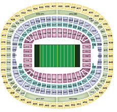 Breakdown Of The Fedex Field Seating Chart Washington Redskins
