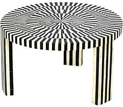 Bone inlay living room coffee table round table attractive design. Amazon Com Handmade Bone Inlay Round Coffee Table With 4 Legs Stunning Look Home Decor Furniture By Hpcreations Kitchen Dining
