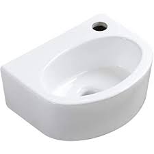 wall hung basin sink small cloakroom