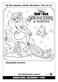 Disney On Ice Presents Princesses Heroes Free Printables Tickets Giveaway Planning With Kids Activity Sheets For Kids Disney Activities Disney Princess Colors