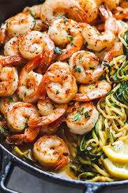 Lemon Garlic Butter Shrimp With Zucchini Noodles 10 Minute Shrimp Zucchini Noodles Lemon Garlic Butter Shrimp Buttered Shrimp Recipe