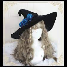 Ruby Rabbit Witch Parade Velvet Witch Hats For Halloween Witch Hat Hats Goth Look