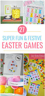 27 Fun Easter Games For Kids Like Jelly Bean Bingo And Don T Eat The Peep Easter Games For Kids Fun Easter Games Easter Party Games