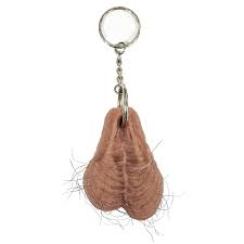 HAIRY Silicone Testicle Ballsack Nuts Keyring Keychain by BILLYSBALLBAGS :  Amazon.co.uk: Handmade Products