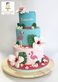 Gateau Flamant Rose Tropical Cake Idee Gateau Fete De Flamant Rose Gateau Anniversaire
