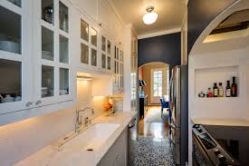 narrow kitchen sink houzz