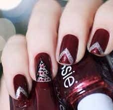 Mannigfaltige fingernägel muster in grün und rot. Nageldesign Weihnachten 101 Inspirierende Fingernagel Ideen