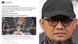 Novel baswedan pimpin tim penyidik kpk geledah kantor kkp. Se Kapolri Kasus Cuitan Novel Baswedan Jadi Contoh Polri Mediasi Kasus