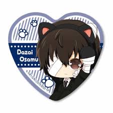 Osamu dazai (bungo stray dogs) age. Nekokaburi Heart Can Badge Bungo Stray Dogs Osamu Dazai Black Age Ver Anime Toy Hobbysearch Anime Goods Store
