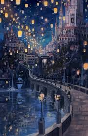 Illuminating The Road For You The Road That Leads You To Me In 2020 Fantasy Art Landscapes Anime Scenery Wallpaper Anime Scenery