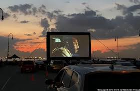 Closed on november 28, 1985 with jessica lange in the november 28 edition of the desert sun shows these features in both the movie listings provided by the theaters and the grid for the mtc. Drive In Movie Theater Coming To Brooklyn Army Terminal Starting Tonight Untapped New York