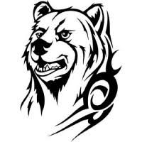 Maybe you would like to learn more about one of these? Charming Grey Ink Sitting Grizzly Bear Tattoo Design Tattooimages Biz