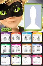 Miraculous laydug is the television series that is about two teenagers who have superpowers, whose power comes from their kwami. Calendar 2021 Cat Noir Miraculous Ladybug Picture Frame