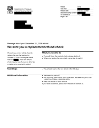 If you later find or receive the original, you need to return it. What Is A Cp32 Irs Notice
