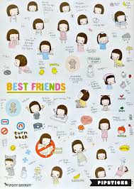 Send a sticker in ios imessage or as a text message on android and in your video chats from these cute korean stickers. Japanese Stickers Korean Stickers Pipsticks Korean Stickers Doodle People Cartoon Stickers