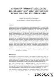 Menjadi guru, sedangkan sebagian besar guru belum pernah menjadi pimpinan sekolah, maka. Kepimpinan Transformasi Guru Besar Dan Komitmen Guru Di Pdf Free Download