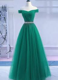 Green Stylish Beaded Elegant Junior Prom Dress Lovely Tulle Formal Dress Prom Dress K1540 Elegant Prom Dresses Prom Dresses Evening Dresses