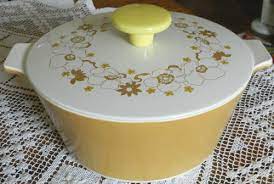 It takes its name from french, where the word originally meant natural wool that has been neither bleached nor dyed, hence also the color of natural wool. Corningware 411 The A B Cs Of Vintage Corning Ware Corning Ware Model Numbers