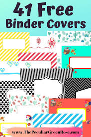 41 Free Printable Binder Covers The Peculiar Green Rose Binder Covers Printable Binder Cover Templates Binder Covers Free