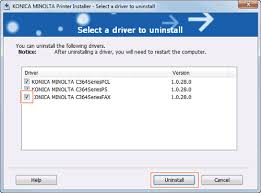 The download center of konica minolta! Delete The Fax Driver