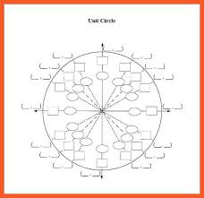 Blank Unit Circle Blank Unit Circle Chart Free Download 9 10