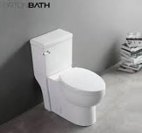 Inodoro Ortonbath con manija de descarga lateral 1.28 Gpf ...
