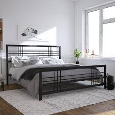 Find the perfect bed and bed frame for your bedroom or spare room in king, queen, full, and double sizes. Dhp Burbank Metal Bed Black Metal King Bed Frame Walmart Com In 2021 King Bed Frame Black Bed Frame Metal Beds