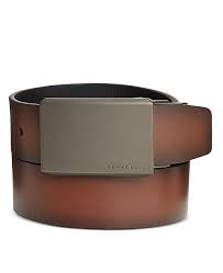 Portfolio Mens Leather Matte At Me Reversible Belt