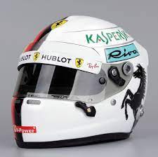 Sebastian vettel ist ein deutscher automobilrennfahrer. Sebastian Vettel Ferrari F1 2018 Helmet 1 2 Walmart Com Walmart Com