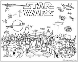 You'll find over 100 star wars printables right here… Star Wars Scene Coloring Pages Cartoons Coloring Pages Coloring Pages For Kids And Adults