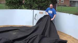 The pool liner floor pad is made of polypropylene geotextile (felt) material that prevents punctures to your pool liner caused by rocks, roots, grass and even glass! Armor Shield Installation Youtube