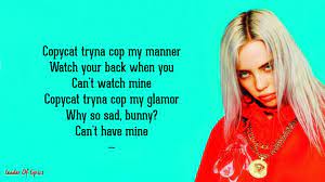 Billie Eilish Copycat Lyrics Youtube Copycat Lyrics Lyrics Billie Eilish