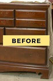 Diy Upcycled Painted Furniture Dresser Before And After Painted Furniture Furniture Painting Tips Paint Furniture