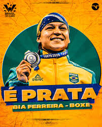Gaspar nóbrega/cob bia ferreira está na semifinal do boxe peso leve nas olimpíadas de tóquio. K4n9netg Fvzpm
