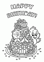 Free Printable Coloring Birthday Cards For Adults Cute Birthday Card With Big Cake Coloring Page For Kids Holiday Coloring Pages Printables Free Wu Cute Birthday Cards Birthday Coloring Pages Birthday Cards