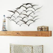 Copper has earned a respected place in the related fields of architecture, building construction, and interior design. Amazon Com Deco 79 Brown Flying Birds Modern Metal Wall Art Decor 47 X 26 Home Kitchen