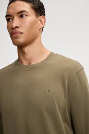 Silas Long-sleeved Top in Khaki