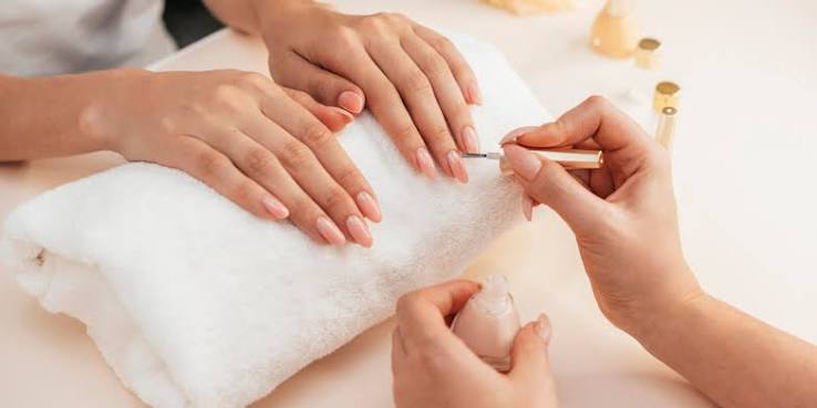 Professional manicure and nail care