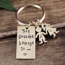 Download Father S Day Gift Personalized Keychain Grandpa Keyring Gift For Grandpa Father S Day Keychain Gift For Him Best Father S Day Gift