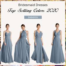 Trendy Babaroni Bridesmaid Dresses Full Length Dresses In Dusty Blue In 2020 Dresses Attractive Dresses Bridesmaid Dresses
