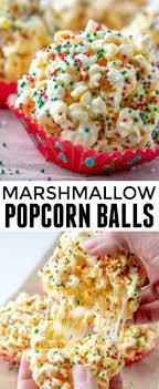 Marshmallow Popcorn Balls A Quick And Easy Family Treat Recipe Marshmallow Popcorn Marshmallow Popcorn Balls Easy Snacks For Kids