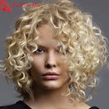 Image Result For Short Curly Hair Wigs For White Women Long Blonde Curly Hair Curly Hair Styles Haircuts For Curly Hair