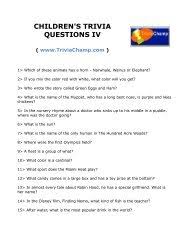 So, please list some of your favorite. Science Fiction Tv Shows Trivia Questions Iii Trivia Champ
