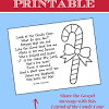 Candy cane poem about jesus (free printable pdf handout) christmas story object lesson for kids. 1