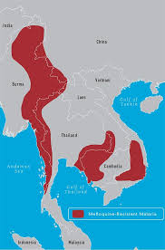 Malaria is passed on by the anopheles mosquito. Malaria Karte Thailand Map Thailand Malaria Sud Ost Asien Asien